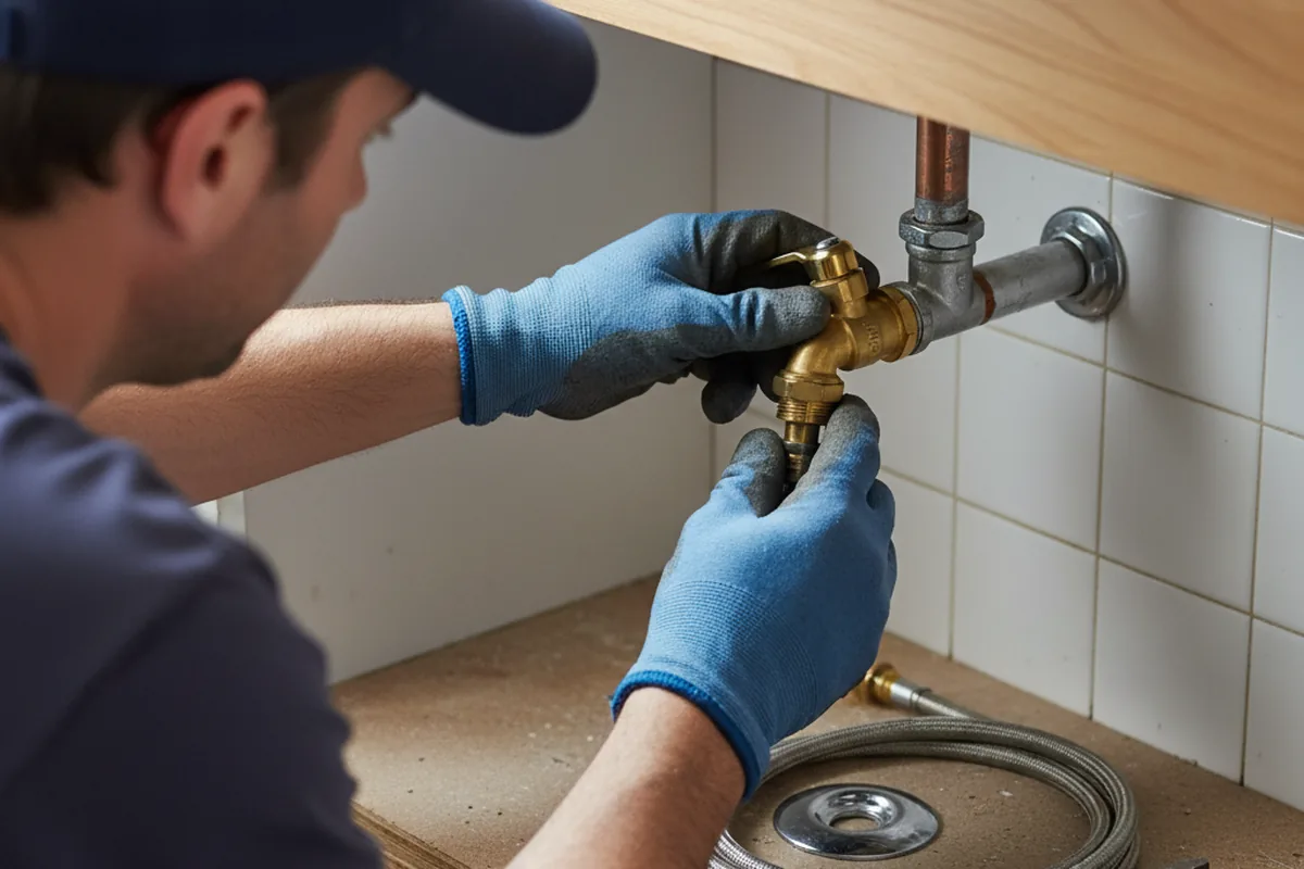 Shutoff valve and fitting work during Emergency Plumbing in Dillsburg